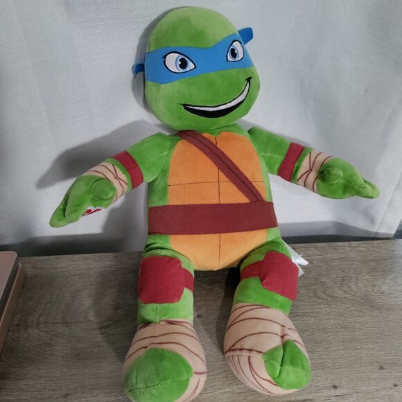 Build-A-Bear TMNT Stuffed Plush Teenage Mutant Ninja Turtles Leonardo - Picture 1 of 6